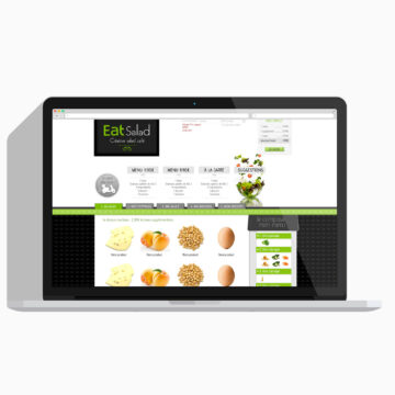image du webdesign pour le site Eat-salade E-commerce Eat Salade