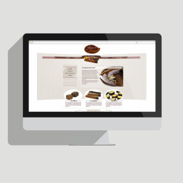 image du Wedesign site Internet chocolatier
