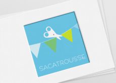 Image du logo de Sacatrousse, créatrice textile, sacs et trousses en tissus